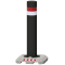 Mobile bollard | with solid concrete base